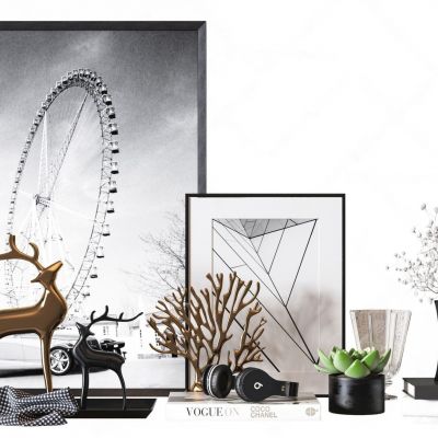 现代饰品摆件组合