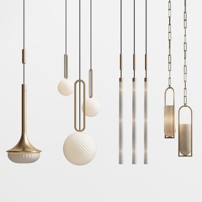 新中式吊灯组合