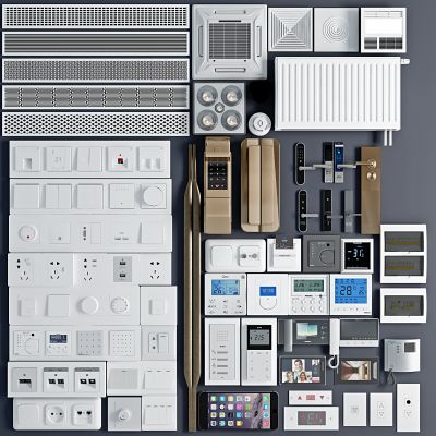 现代开关控制面板