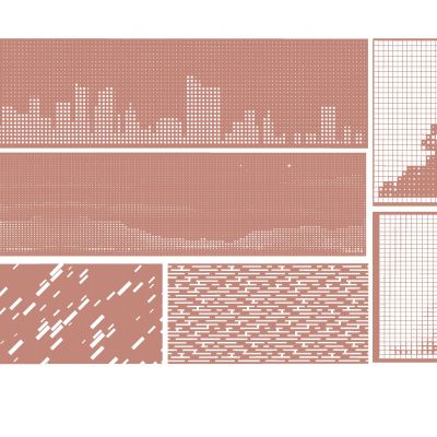 穿孔吧 铝板 景观围墙 冲孔板 隔断屏风 门头 乡村 锈板