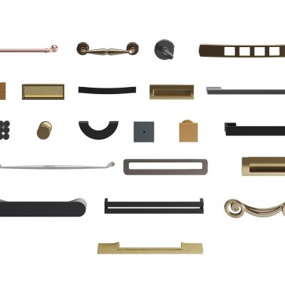 现代金属拉手柜 门把手