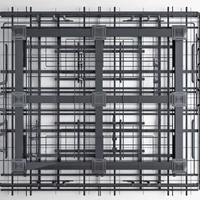 工业风通风管线槽线管天花轨道灯组合管道