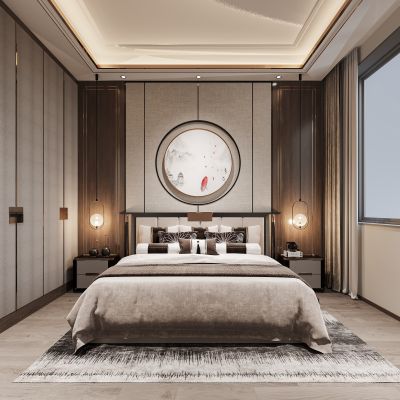 新中式卧室