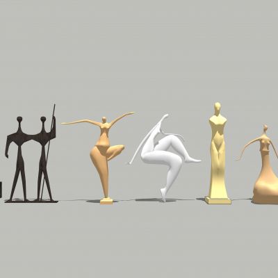 现代人物摆件 工艺品 装饰品