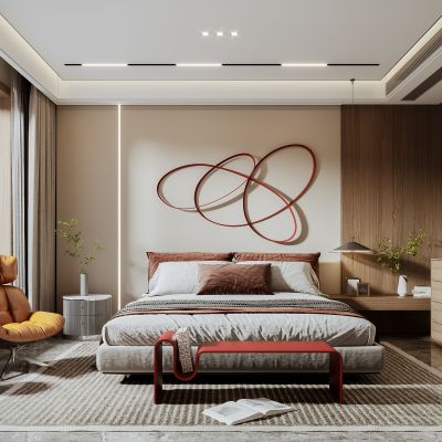 现代主卧室