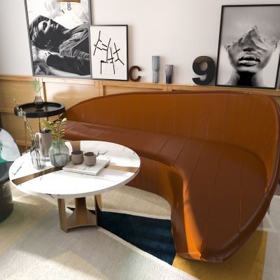 现代创意异形沙发组合