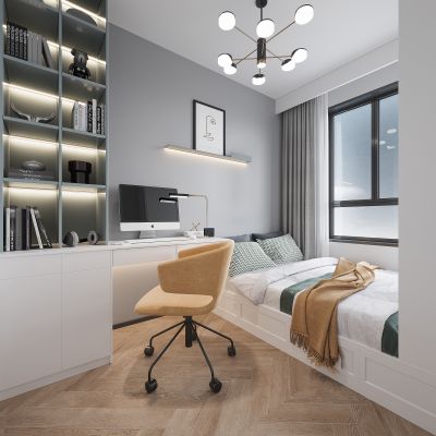 北欧榻榻米卧室