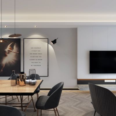 现代轻奢客餐厅