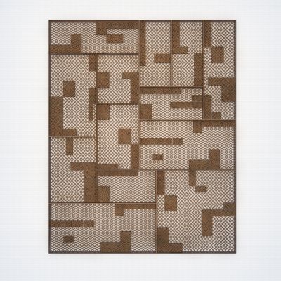 工业风铁丝网 镂空屏风