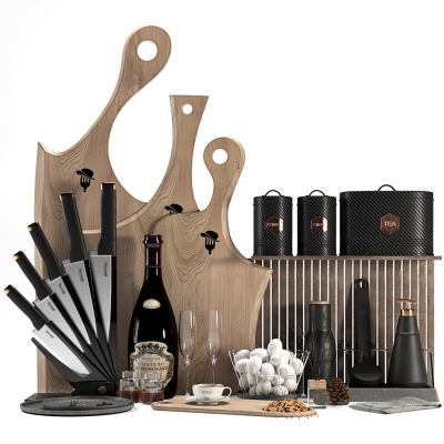 厨房用具组合摆件