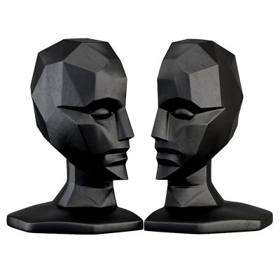 艺术风格人脑雕像