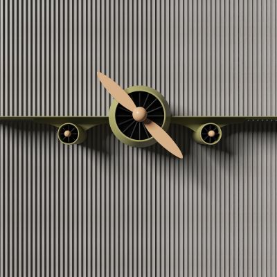 现代墙面置物架