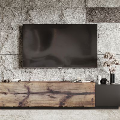 侘寂风电视柜