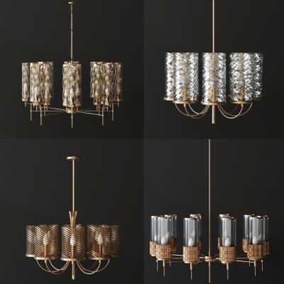 现代轻奢金属吊灯