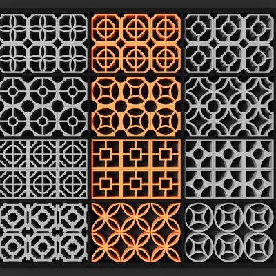 中式水泥空心砖