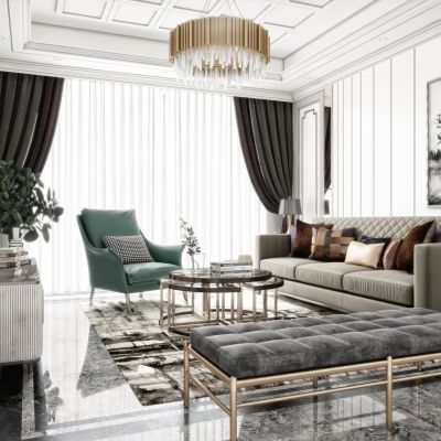 现代轻奢客厅