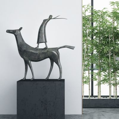 现代雕塑 摆件  艺术品 装饰品 雕塑马