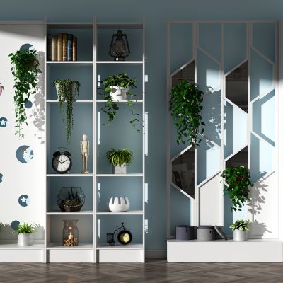 现代隔断柜 装饰柜