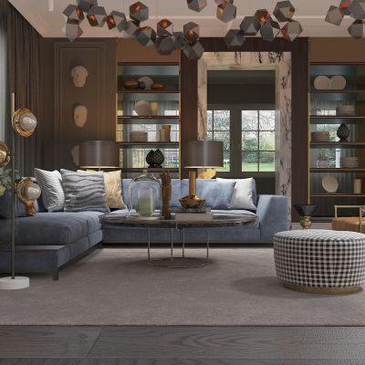 后现代客厅客厅