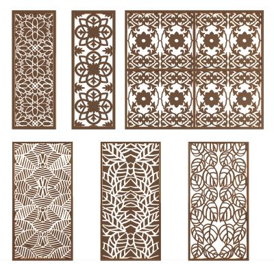 简欧隔断雕花屏风