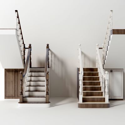 现代简欧楼梯组合