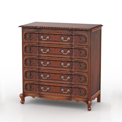 欧式古典边柜床头柜组合