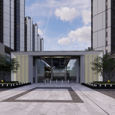 新中式景观示范区