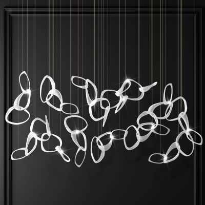 现代环环相扣，环形装饰吊灯