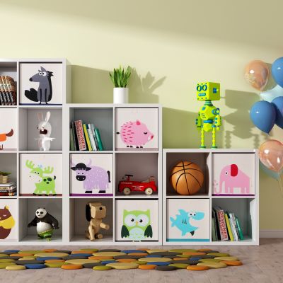 现代儿童书柜 装饰边柜 吊灯