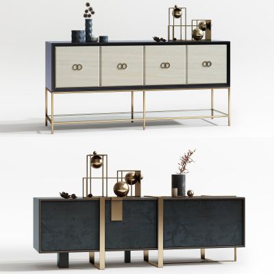 新中式电视柜摆件