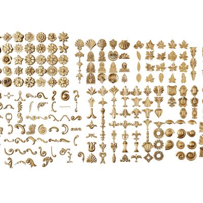 简欧欧式雕花组合