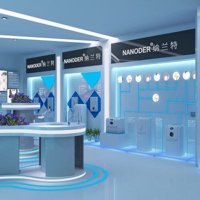 现代中霖中科净水器科技展厅