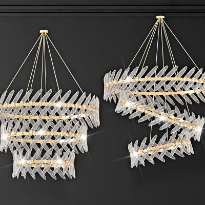 现代轻奢环形水晶吊灯