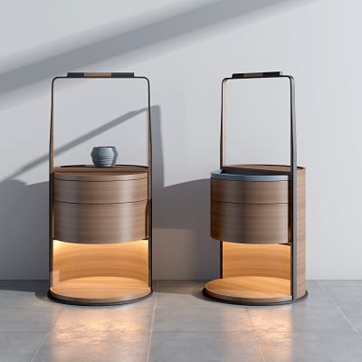 新中式食盒床头柜