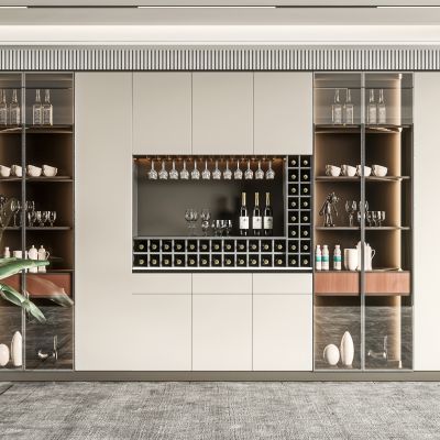 现代酒柜