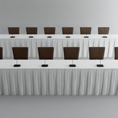 现代主席台桌布