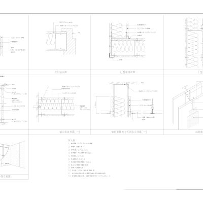 轻钢隔墙及隔墙大样