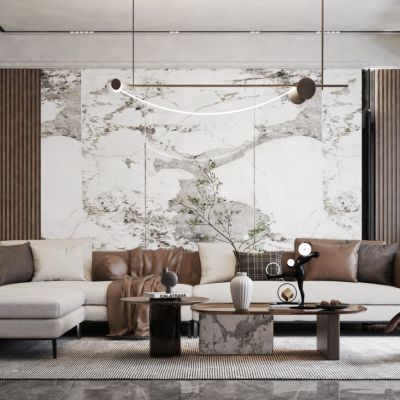 现代客厅，沙发