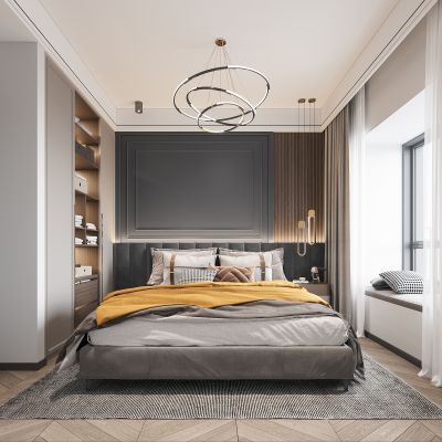 现代卧室