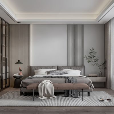 现代风格卧室
