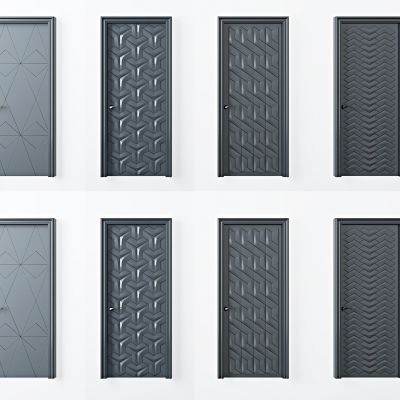 现代房门单开门