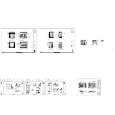 衣柜分隔详图大样