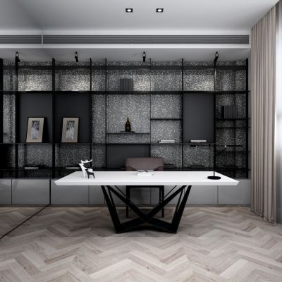 现代极简卫生间