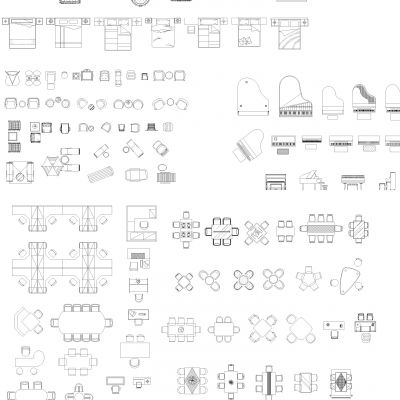 平面常用CAD模块
