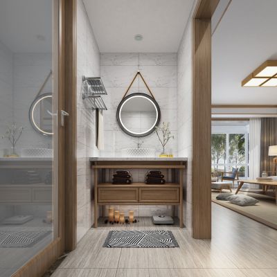 北欧阳台 洗手台