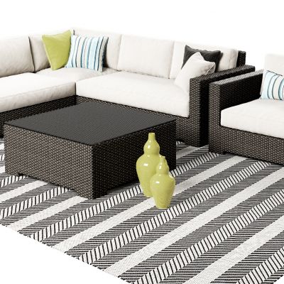 现代户外沙发组合