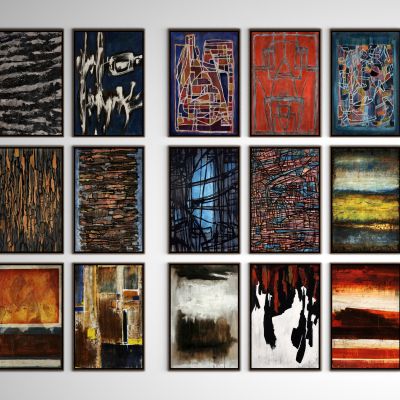 现代抽象装饰画