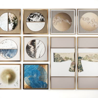 新中式装饰画 挂画组合