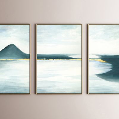 现代轻奢抽象装饰画