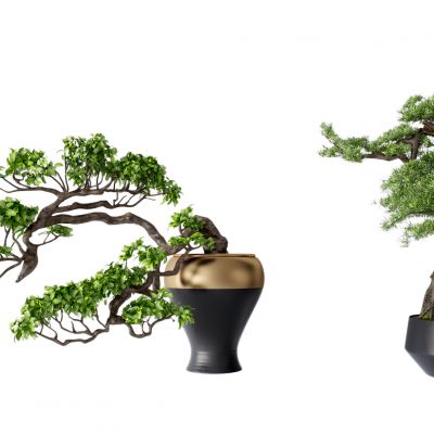 新中式植物摆件